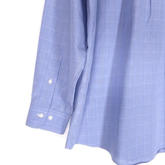 Brooks Brothers Men’s REGENT NON-IRON Cotton LS Plaid Shirt 17 1/2 - 4/5 - Picture 8 of 10
